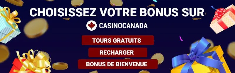 Types de bonus de casino en ligne