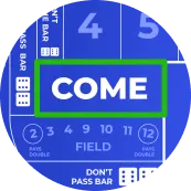 Come pari - craps en ligne