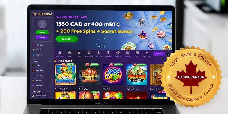Playfina Casino - best new online casino Canada