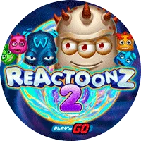 Reactoonz 2 slot machine - logo