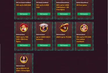 5Gringos Casinos - promotion page | 500-casino.org