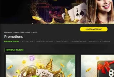 888 casino - page promotionnelle