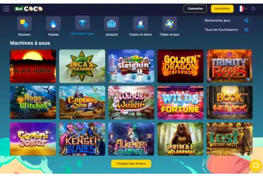 Betcoco Casino – machines a sous