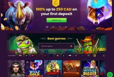 Bizzo Casino - main page