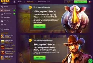 Bizzo Casino - promotions
