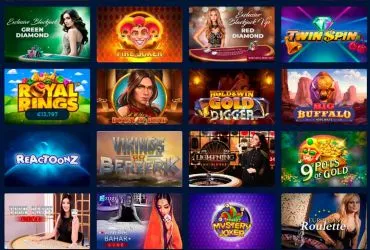 Casino Planet - List of slot machines