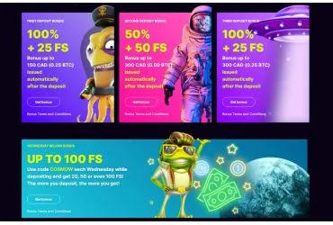 Kosmonaut casino - promotions