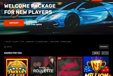 N1 Casino - main page