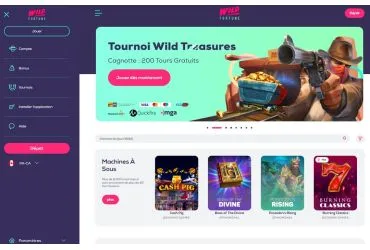 Wild Fortune Casino - page d'accueil