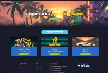 Wild Tornado - promo page