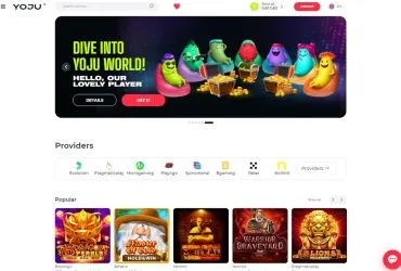 Yoju Casino - page d'accueil