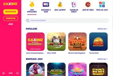 Caxino Casino - Jeux