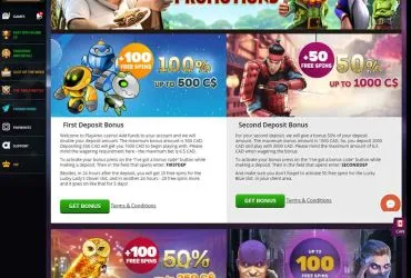 Playamo casino - list of promotions.