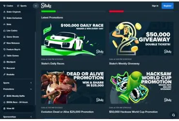 Stake casino - promotions