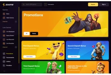 Zoome Casino - promotions