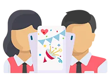 Live blackjack party