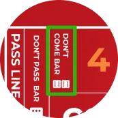 Don't come bets - online craps