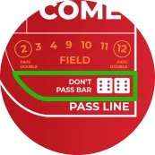 Don't pass bets - online craps