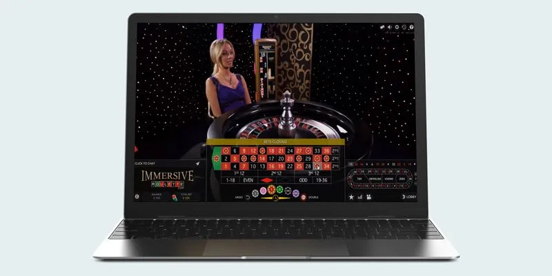 La roulette avec croupier en direct