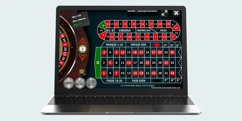 La roulette avec croupier en direct