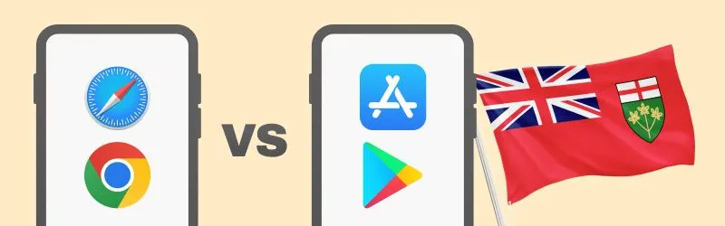 Ontario Mobile Casinos vs. Ontario Casino Apps