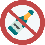Zone sans nourriture et boissons