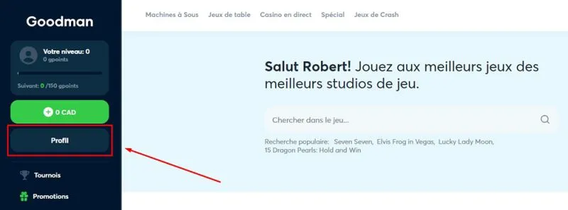Retrait avec Bitcoin &eacute;tape 1