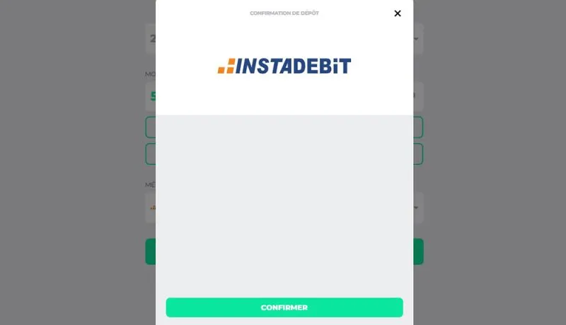 Finalisez la transaction
