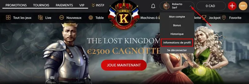 Retirer sur votre compte
