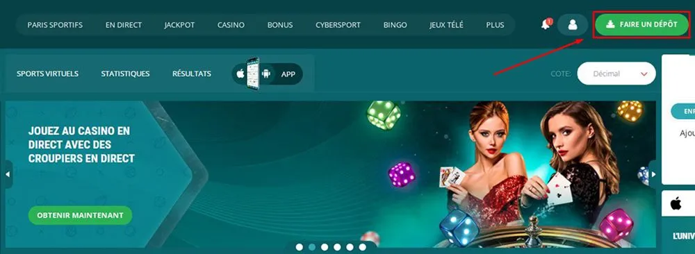 Trouvez la fonction de paiement