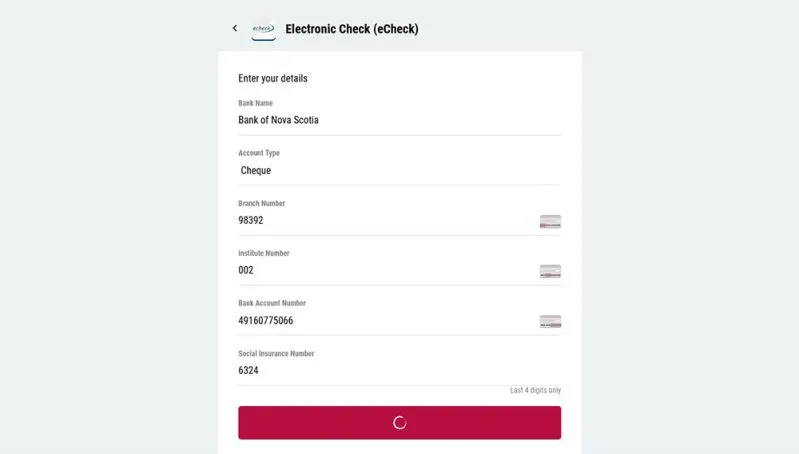 Depositing report