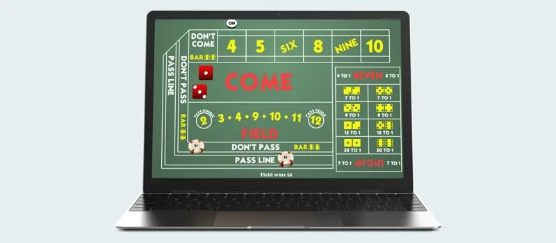 free online simplified craps