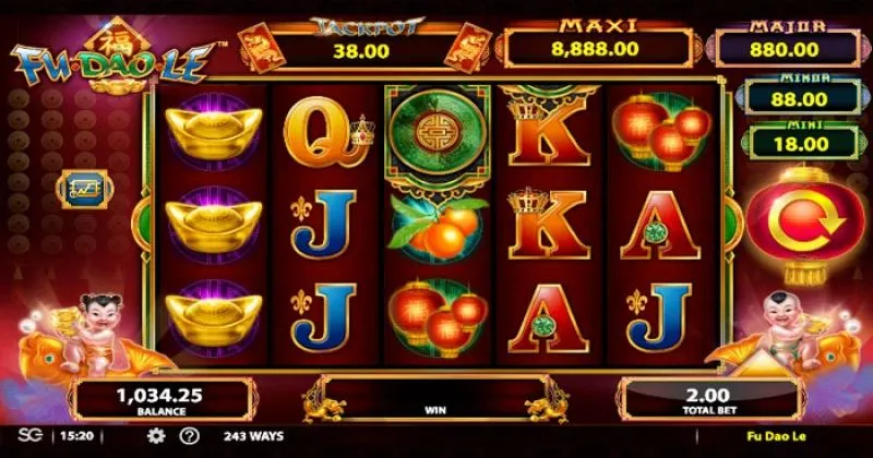 Play in Fu Dao Le Slot Online from Bally for free now