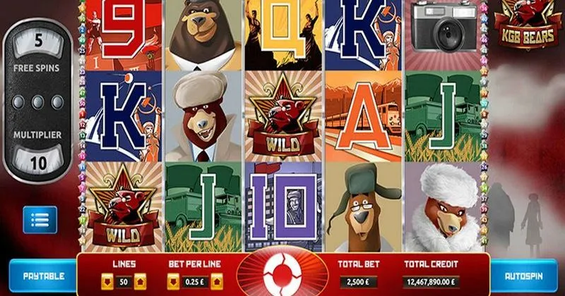 Play in KGB Bears Slot Online from The Games Company for free now