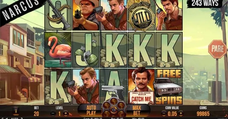 Play in Narcos slot online from NetEnt for free now