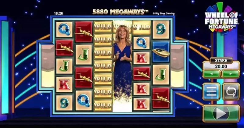 Play in Wheel of Fortune Megaways by Big Time Gaming for free now