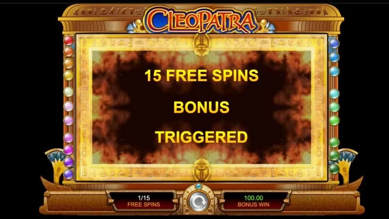 Cleopatra slot bonus