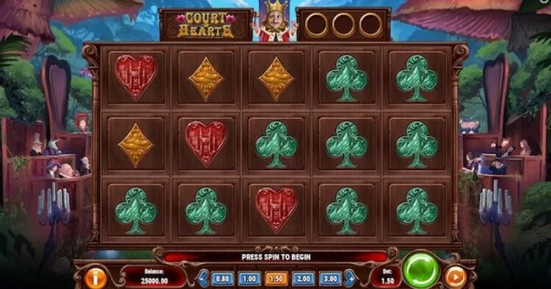 Play in Machine à sous Court of Hearts de Play’n GO for free now