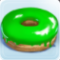 Green donut