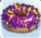 Violet donut