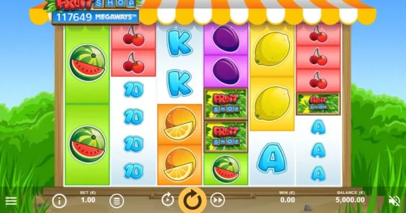 Play in Machine à sous Fruit Shop Megaways par NetEnt for free now