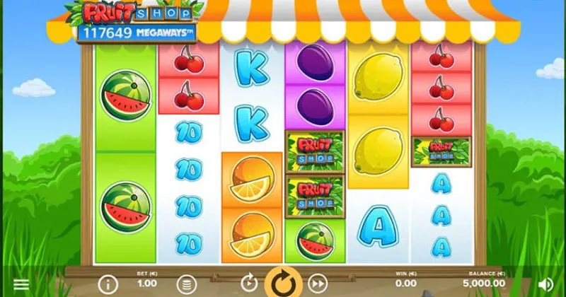 Play in Fruit Shop Megaways Slot Online from NetEnt for free now
