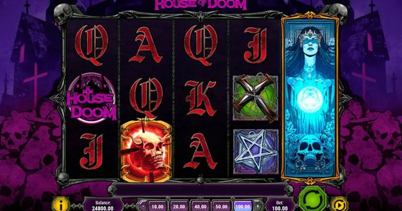 Play in House of Doom Slot Online from Play'n GO for free now
