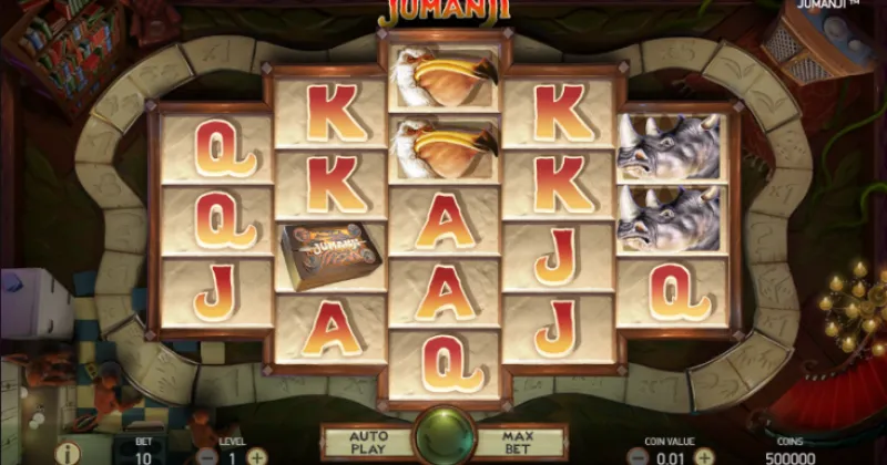 Play in Jumanji Slot Online from NetEnt for free now