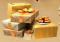 Pile Of Gold Wrapped Gifts
