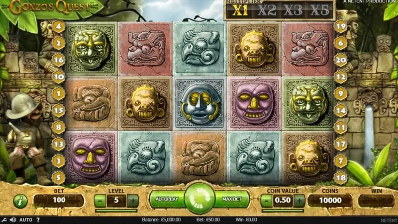Gonzo’s Quest Slot gameplay
