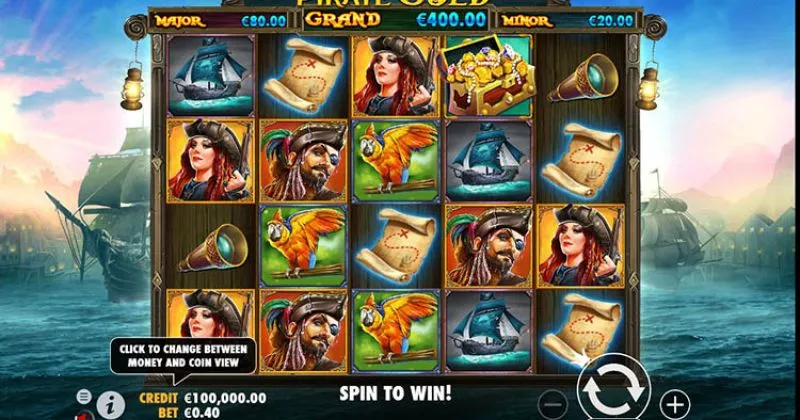 Play in Pirate Gold Slot Online from Pragmatic Play for free now
