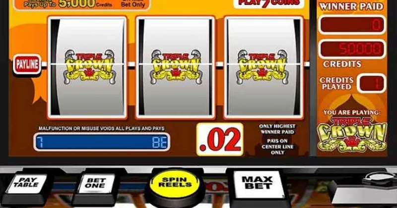 Play in Triple Crown slot machine from BetSoft for free now