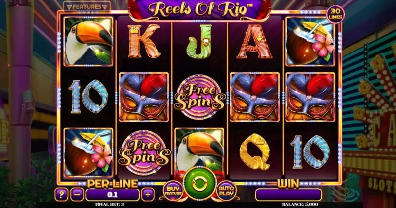Play in Reels of Rio Slot Online from Spinomenal for free now