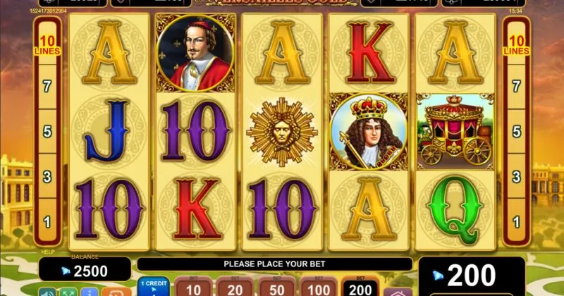 Play in Versailles Gold Slot Online From EGT Interactive for free now